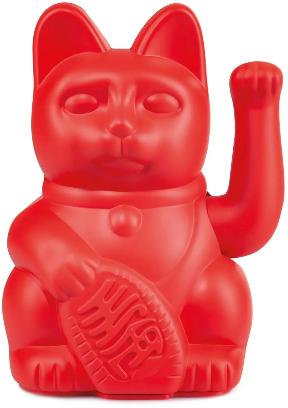Maneki Neko Donkey Lucky Cat Classic - Red uni