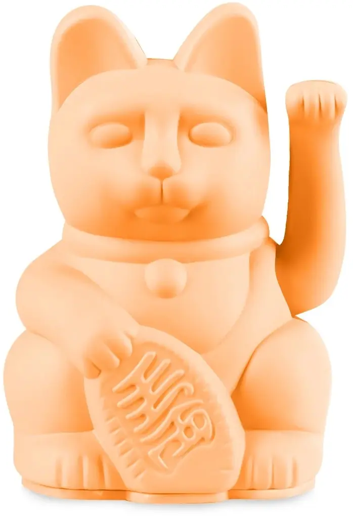 Maneki Neko Donkey Lucky Cat Mini - Peach uni