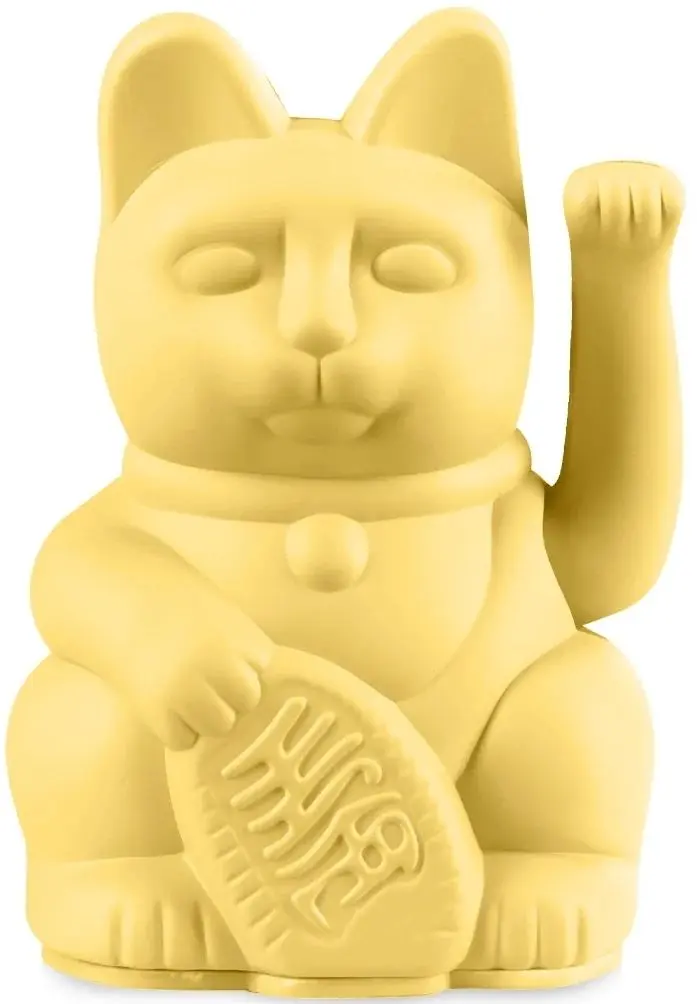 Maneki Neko Donkey Lucky Cat Mini - Yellow uni