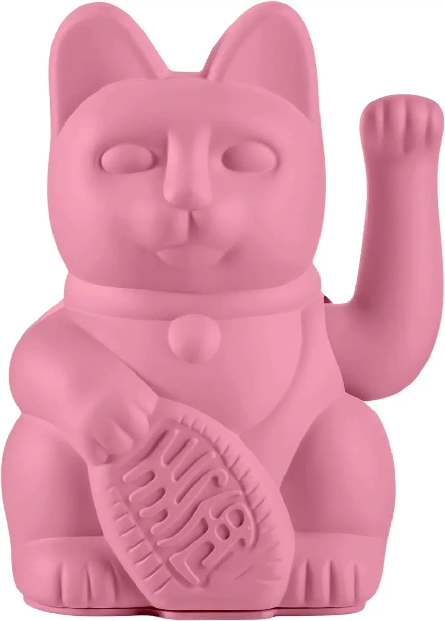 Maneki Neko Donkey Lucky Cat Classic - Hot Pink uni