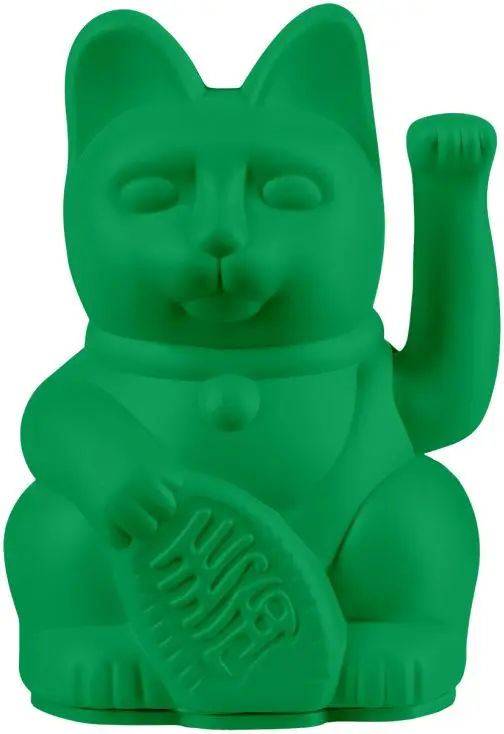 Maneki Neko Donkey Lucky Cat Mini - Vivid Green uni