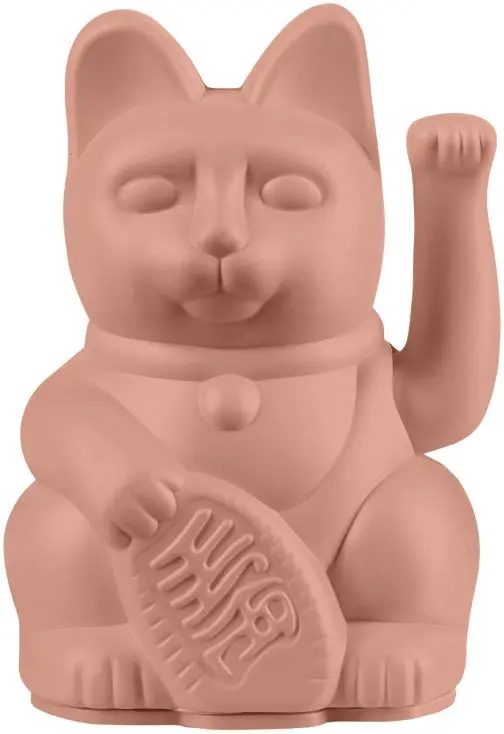 Maneki Neko Donkey Lucky Cat Mini - Pink uni