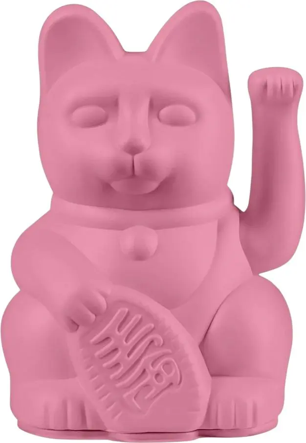 Maneki Neko Donkey Lucky Cat Mini - Hot Pink uni