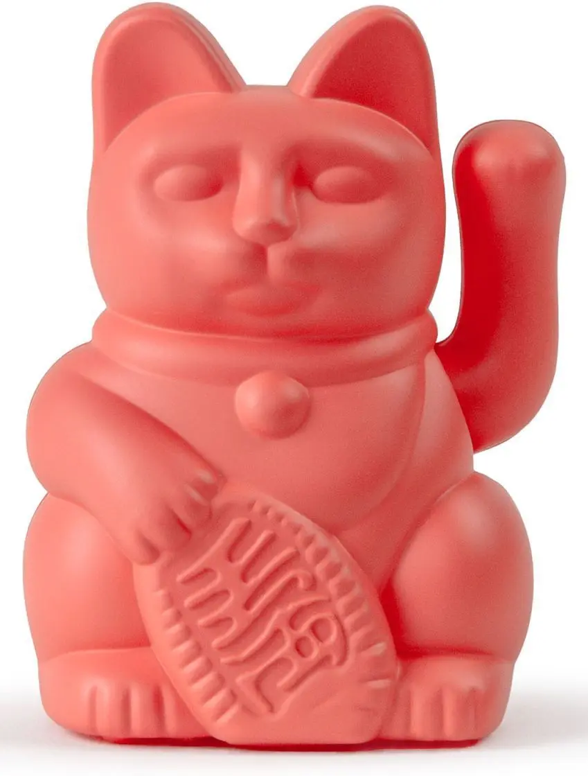 Maneki Neko Donkey Lucky Cat Solar - Neon Orange uni