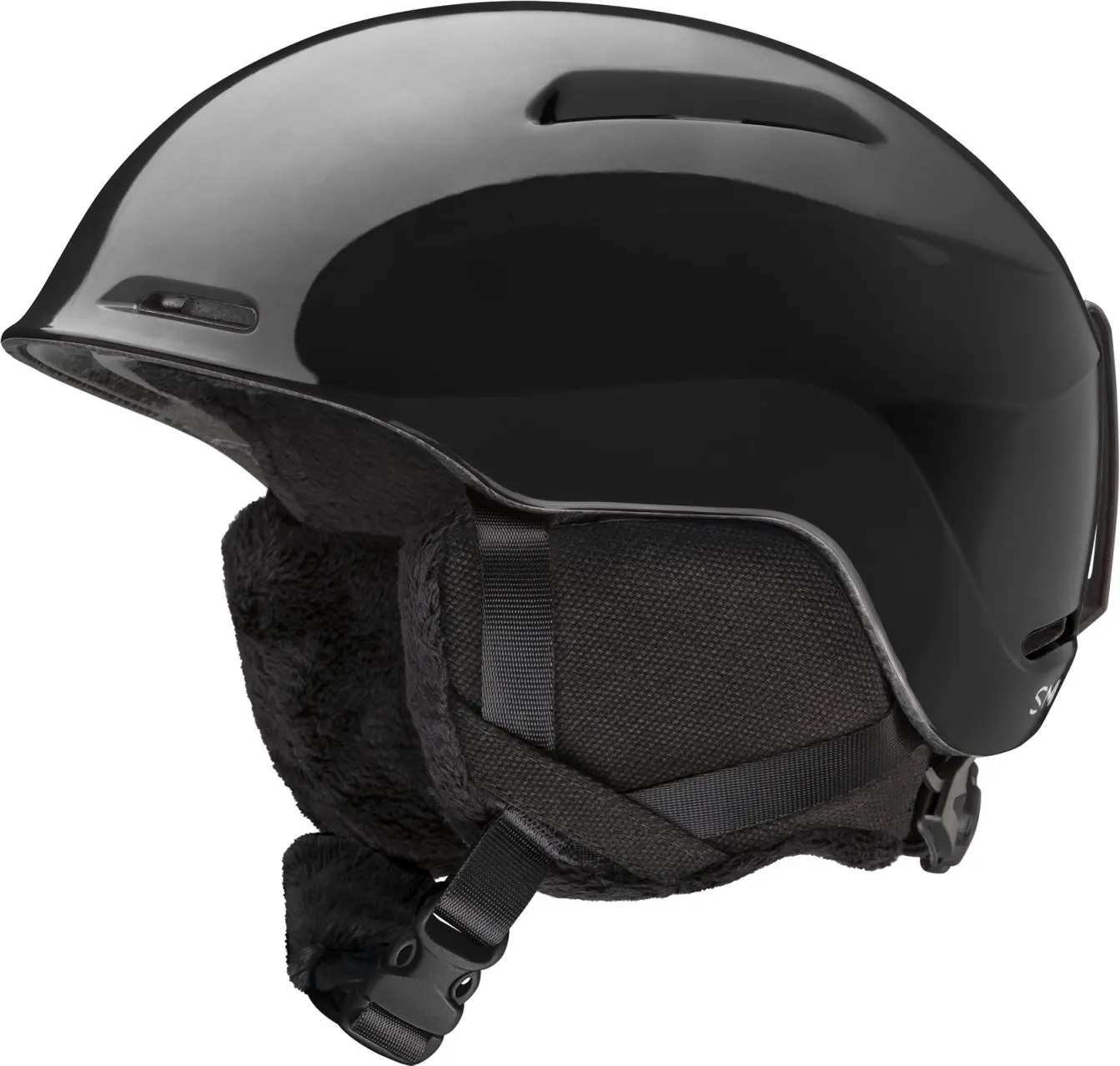 Dětská lyžařská helma Smith Glide Jr. - Black 48-52