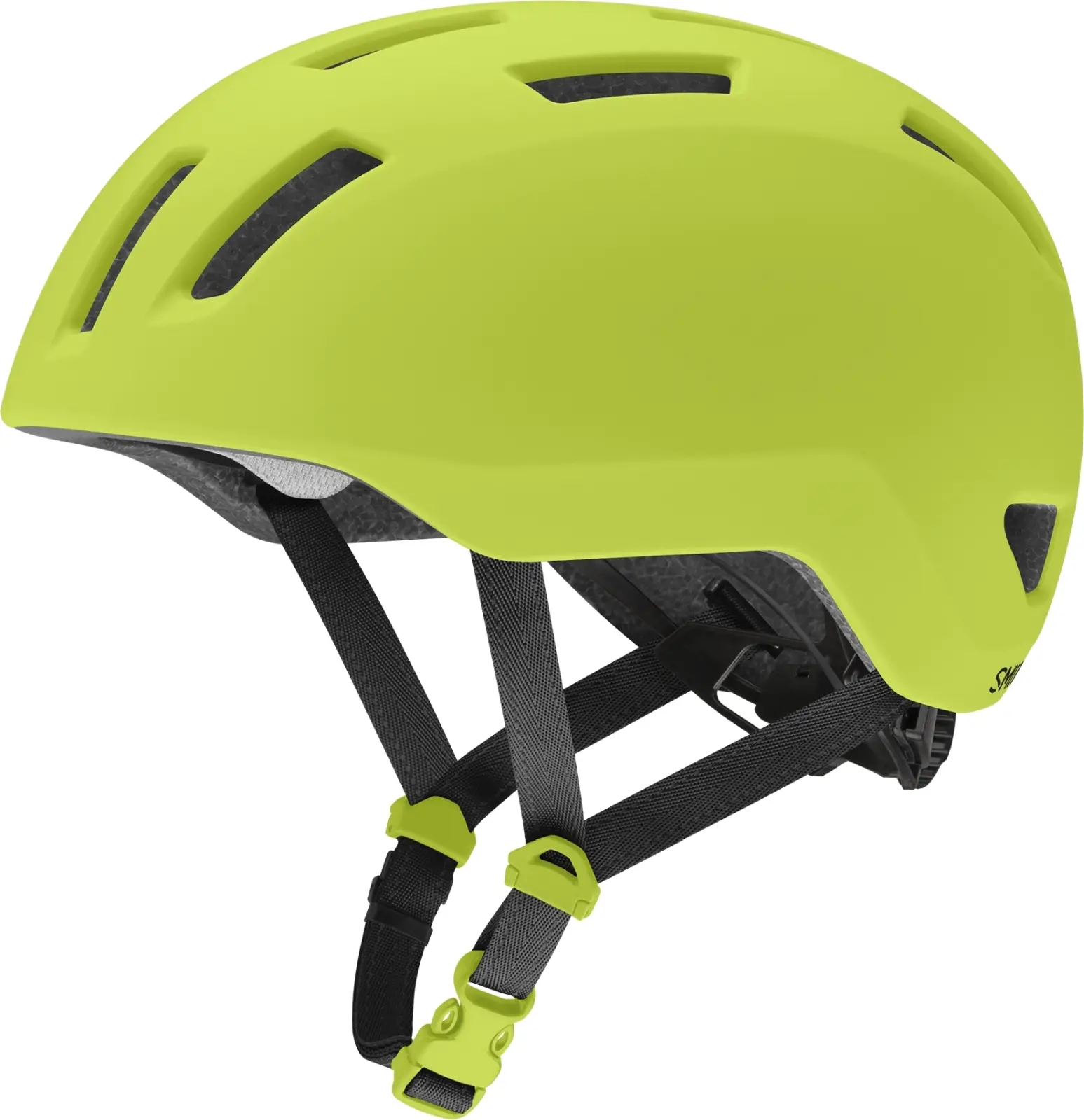 Dětská cyklistická helma Smith Transit Jr. MIPS - matte 'lectric lime 48-52