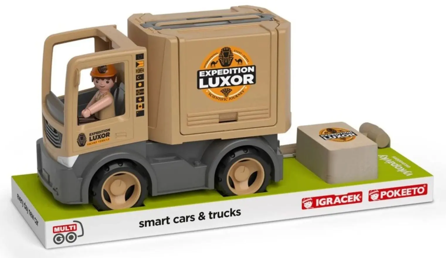MultiGO Expedice Egypt Efko - Igráček archeolog, auto, vykopávka uni