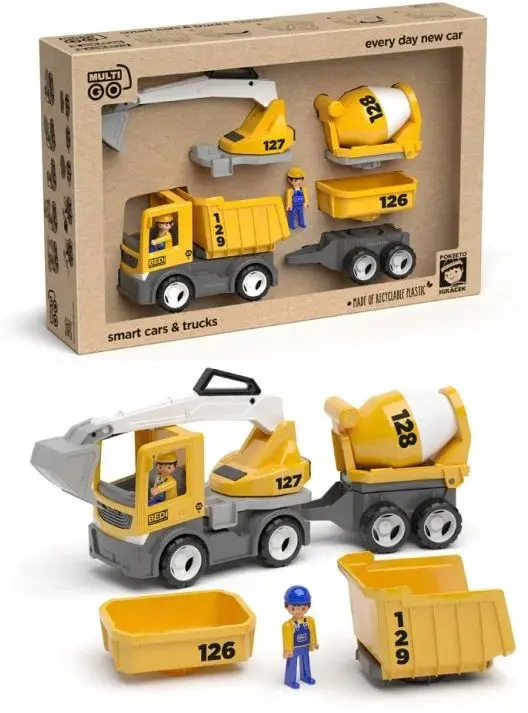 ECO MultiGO Build set Igráček - Stavbaři