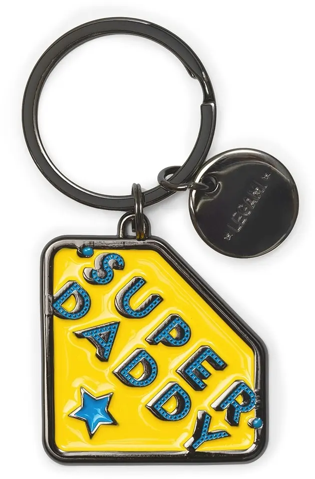 Přívěsek na klíče Legami Enamel Key Ring - What A Key Ring - Super Daddy uni
