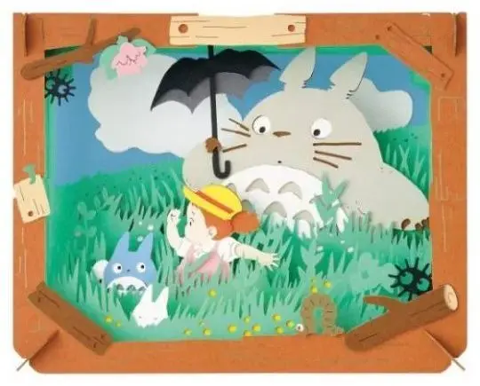 Papírová scéna Maison Ghibli Můj soused Totoro - Na louce