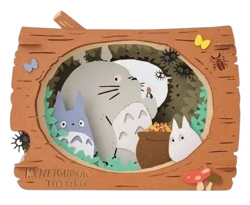 Papírová scéna Maison Ghibli Můj soused Totoro - Tajná hostina uni