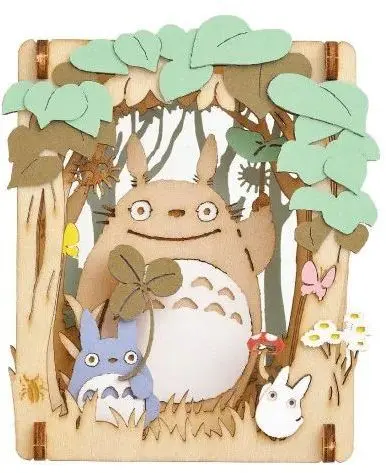 Papírová scéna Maison Ghibli Můj soused Totoro - Dondoko uni