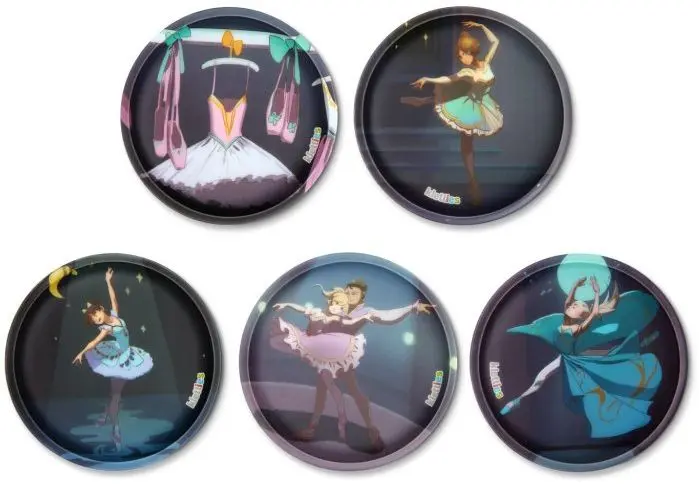 Sada ozdob na batoh Ergobag Kletties Set - Ballet Dancer uni