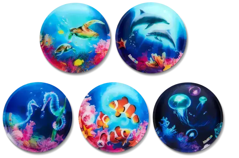 Sada ozdob na batoh Ergobag Kletties Set - Fantastic Underwaterworld uni