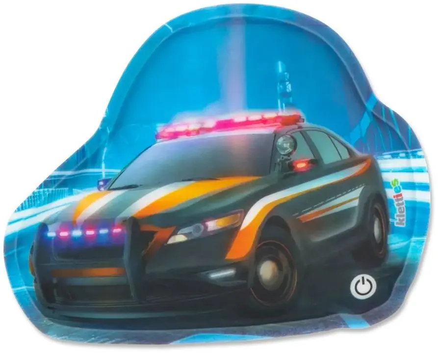 Ozdoba na batoh Ergobag Blinkie Klettie - Police Car uni