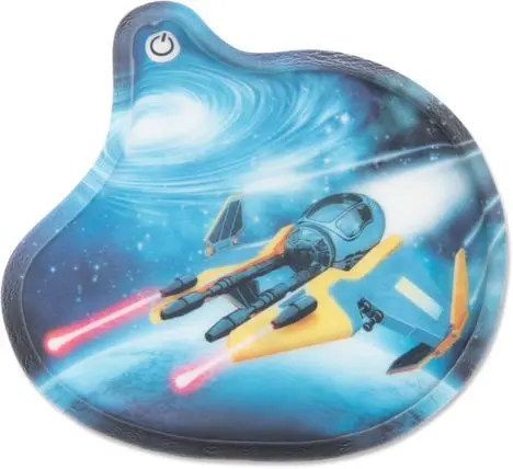 Ozdoba na batoh Ergobag Blinkie Klettie - Space Racer uni