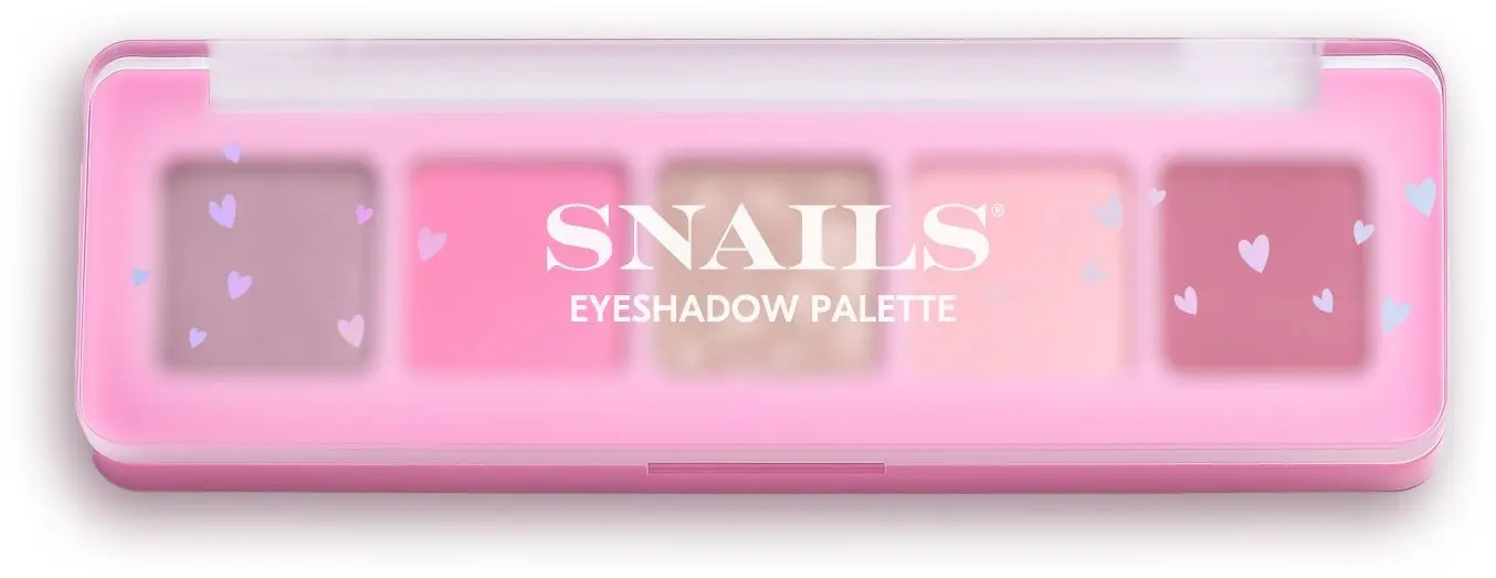 Paletka očních stínů Snails růžová