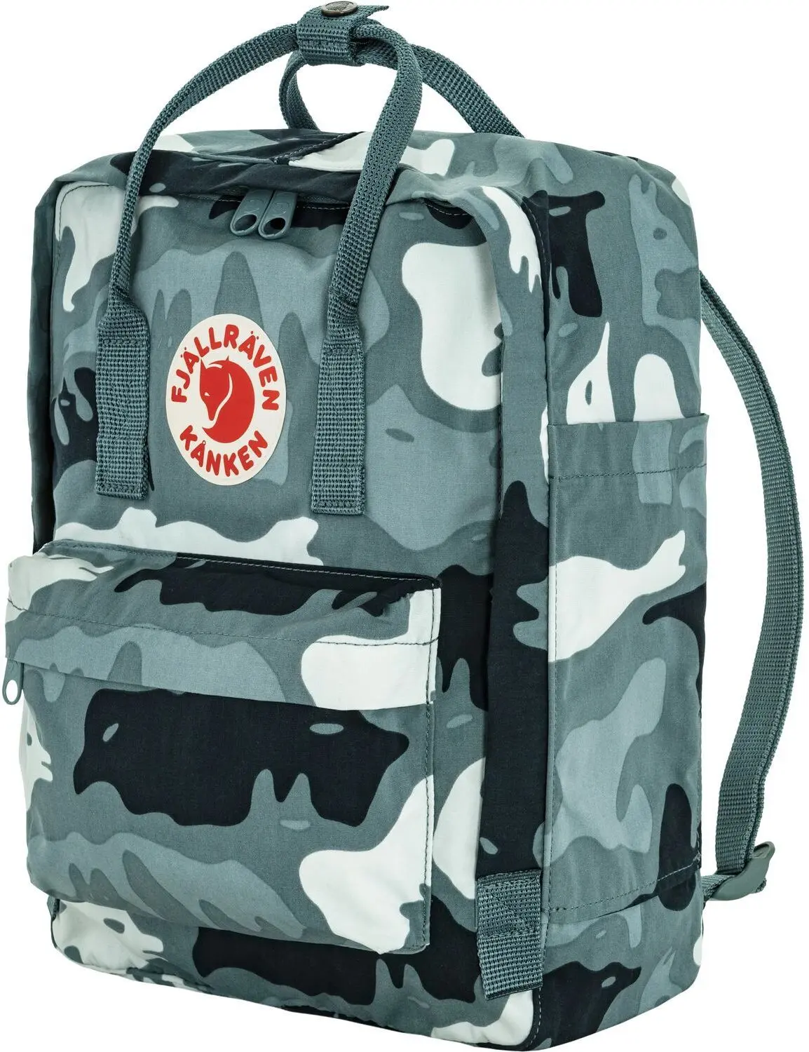Městský batoh Fjallraven Kånken Graphics - Nimbus Blue-Hidden Animals