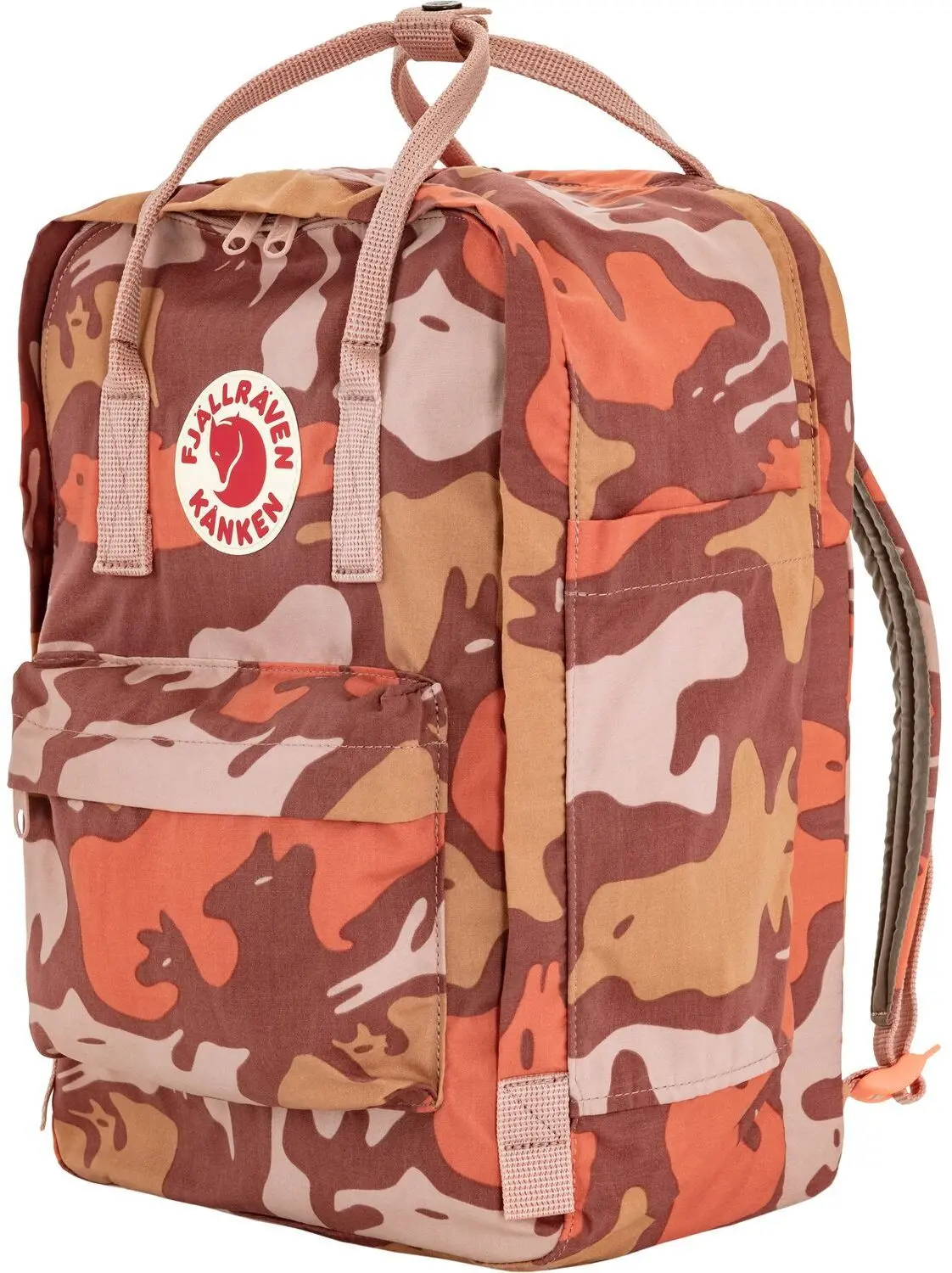 Městský batoh Fjallraven Kånken Graphics Laptop 15 - ChalkRose-Hidden Animals uni