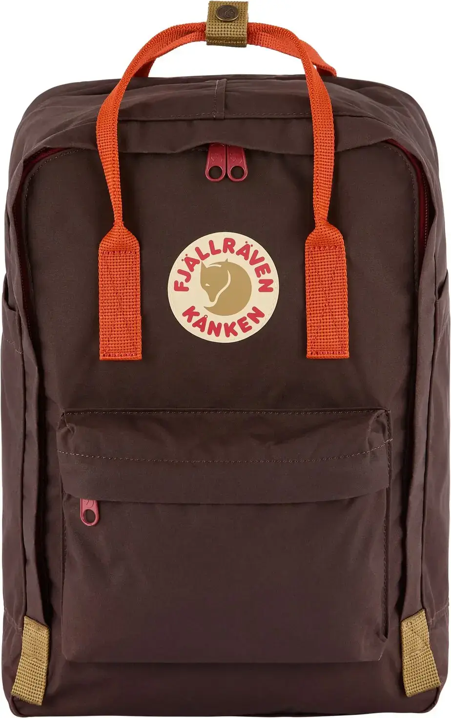 Městský batoh Fjallraven Kånken Koncept Laptop 15" - Black Oak/Rowan Red uni