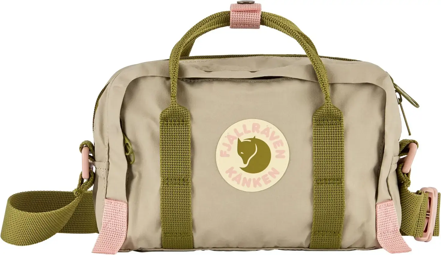 Taška přes rameno Fjallraven Kånken Koncept Crossbody - Fossil/Foliage Green uni