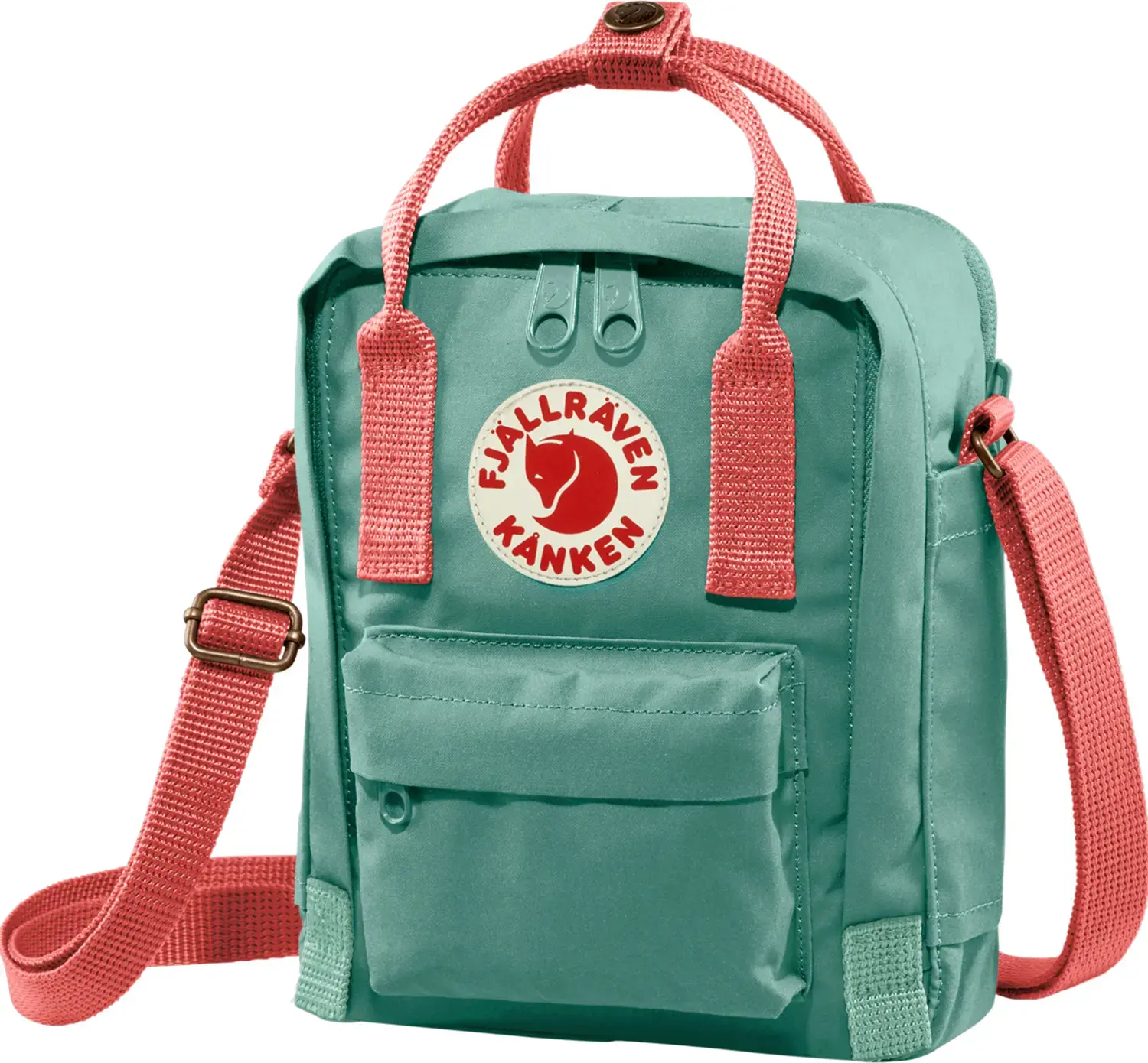 Taška Fjallraven Kånken Sling - Frost Green-Peach Pink uni