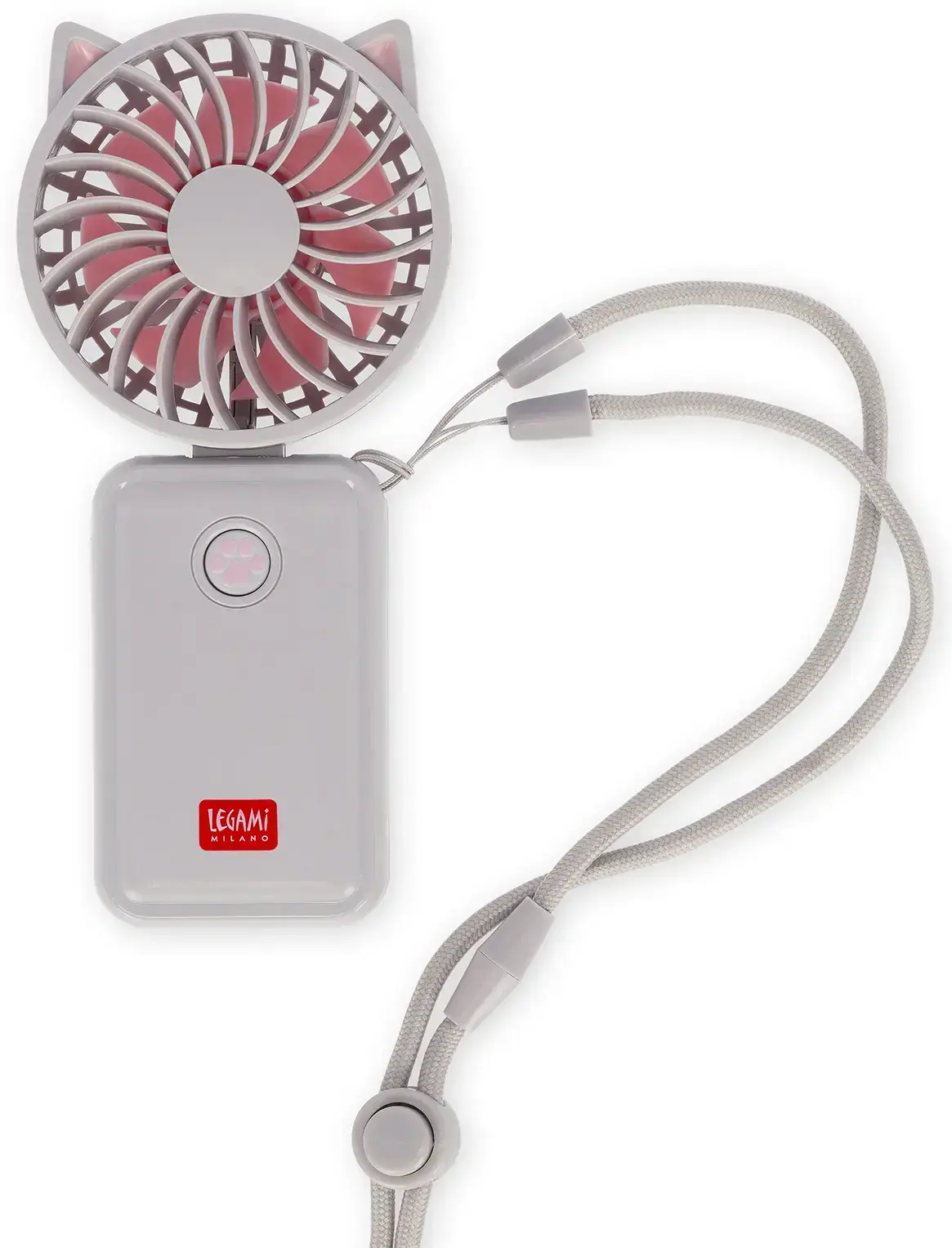 Skládací mini větráček Legami Rechargeable Foldable Fan - Kitty uni
