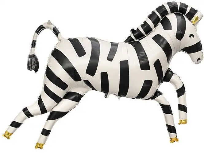 Fóliový balónek Party Deco Foil balloons Zebra 100 x 82 cm uni