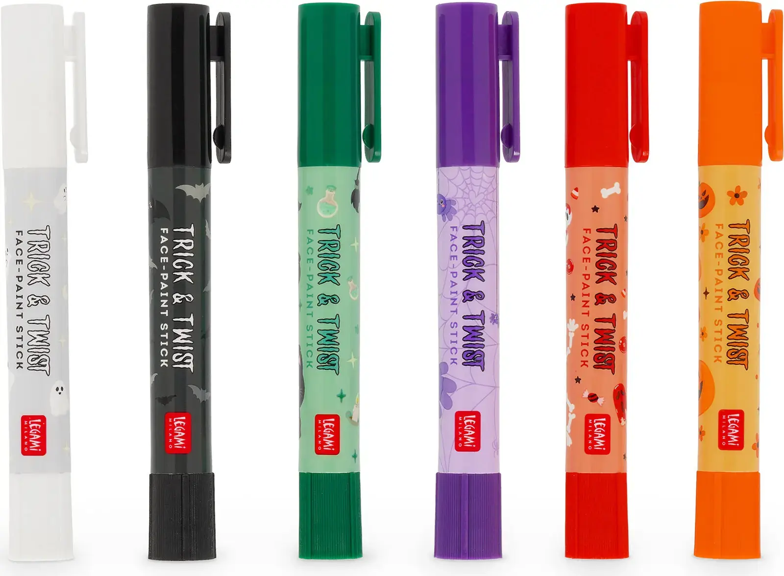 Barvy na obličej Legami Trick&Twist Face Paint Sticks - Halloween uni