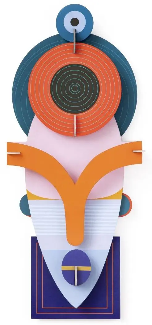 Nástěnná dekorace Studio Roof - Deluxe Lamu Mask uni