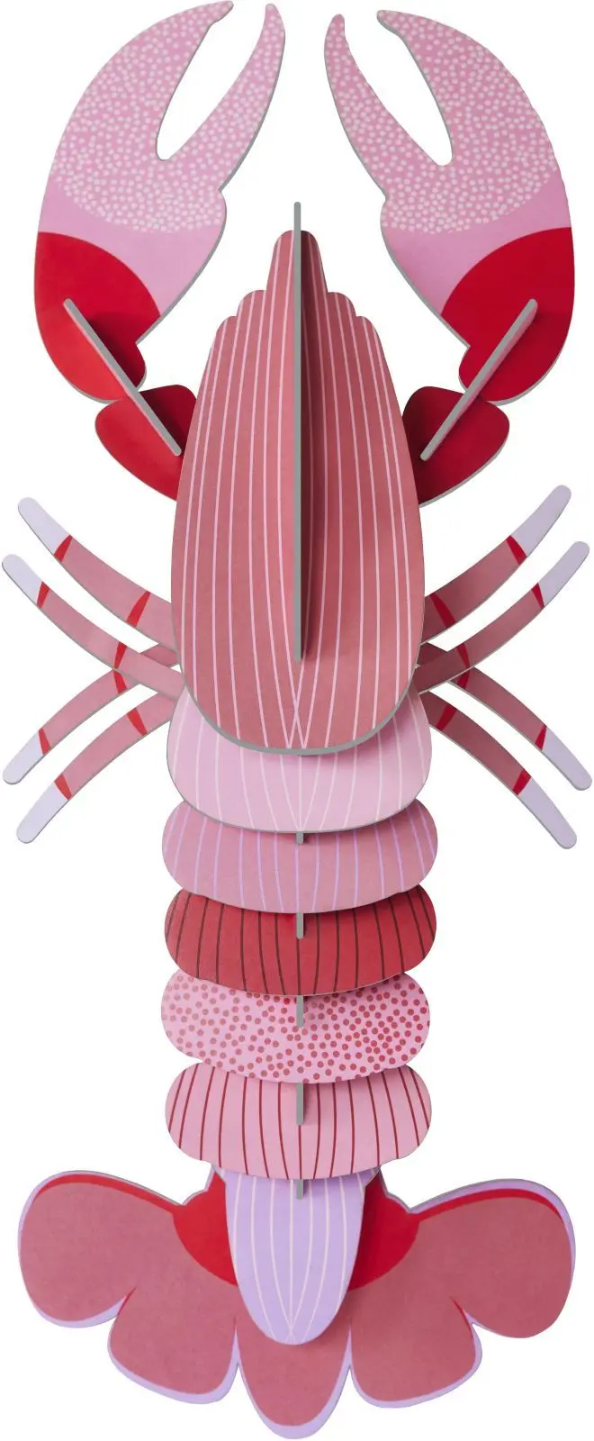Velká nástěnná dekorace Studio Roof - Deluxe Pink Lobster uni