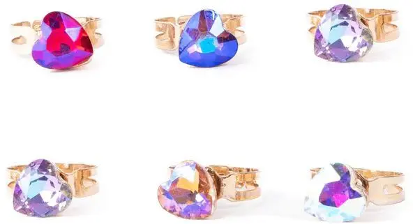 Prstýnek Spinner Great Pretendes Gem of my Heart - 1 náhodný ks