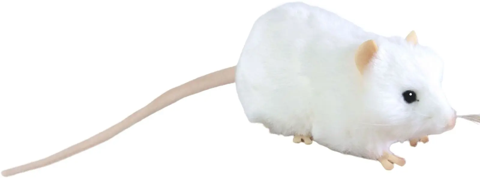 Dětská plyšová hračka Hansa Creation - Bílá myš 12 cm uni
