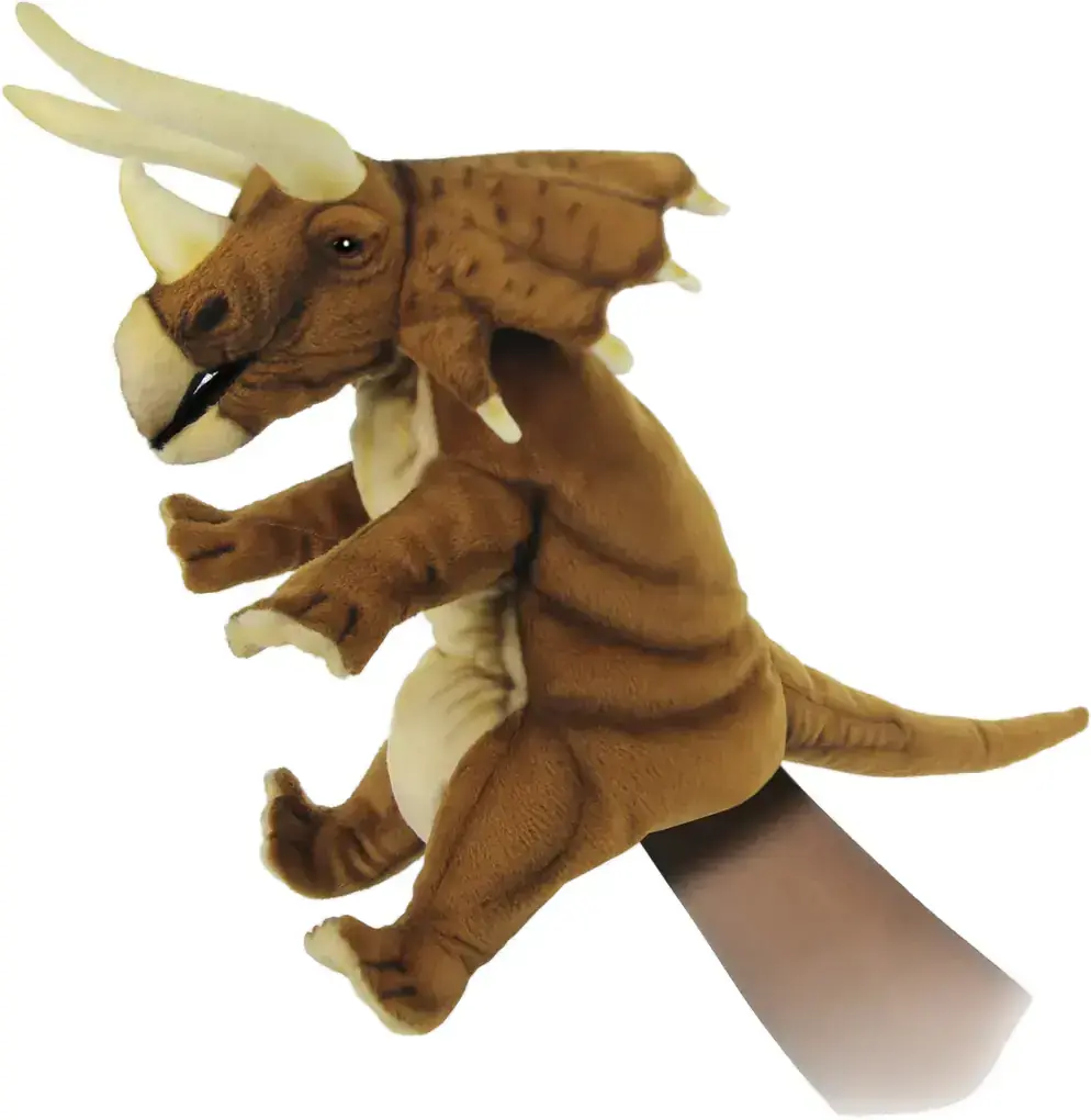 Plyšový maňásek Hansa Creation - Triceratops 42 cm uni