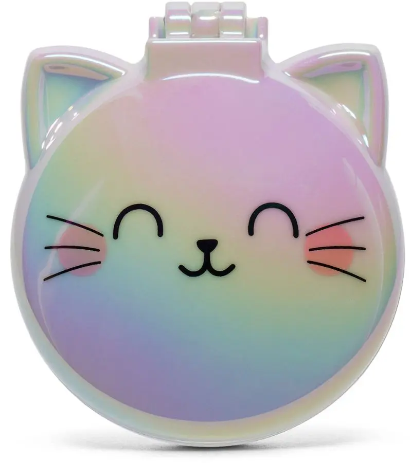 Hřeben na vlasy se zrcátkem Legami Hairbrush With Mirror - Nice Hair - Kitty