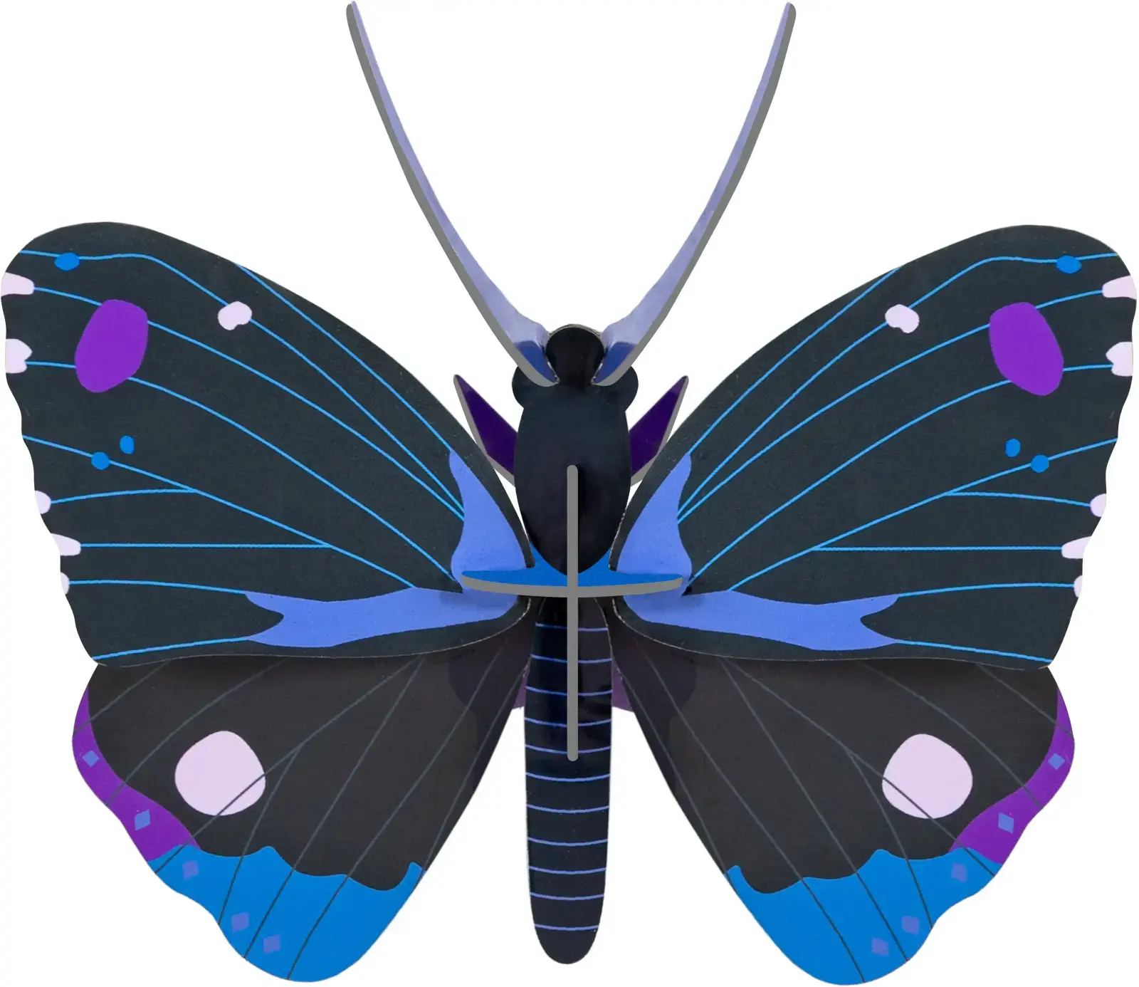 Nástěnná dekorace Studio Roof - Blue Diadem Butterfly uni