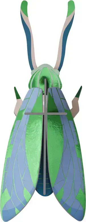 Nástěnná dekorace Studio Roof - Jade Grasshopper uni