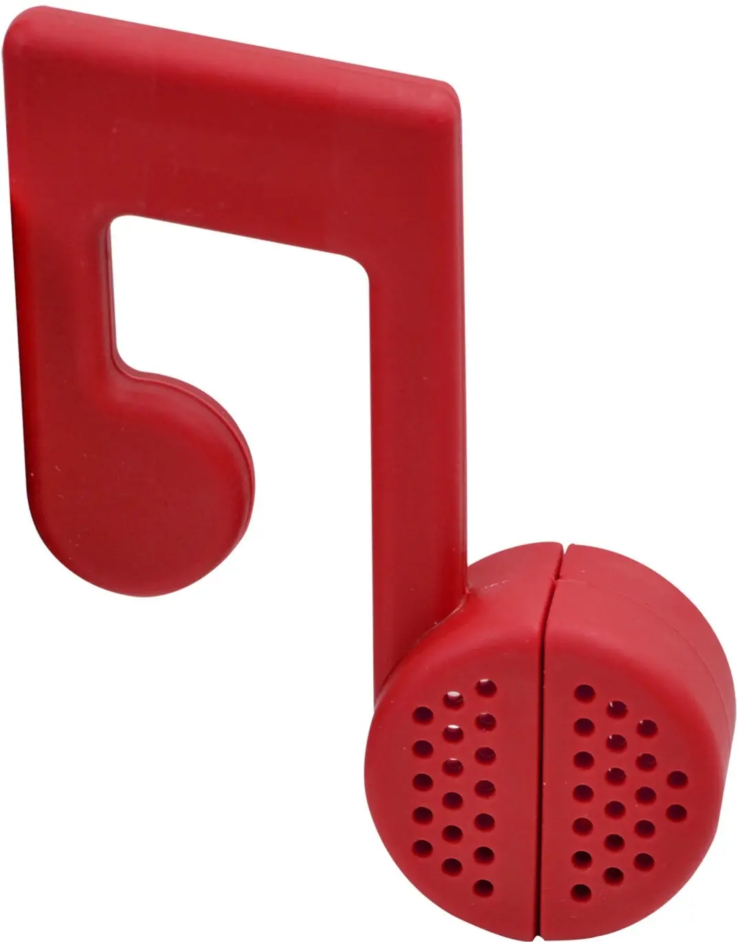 Sítko na čaj Legami Music note tea infuser - red uni