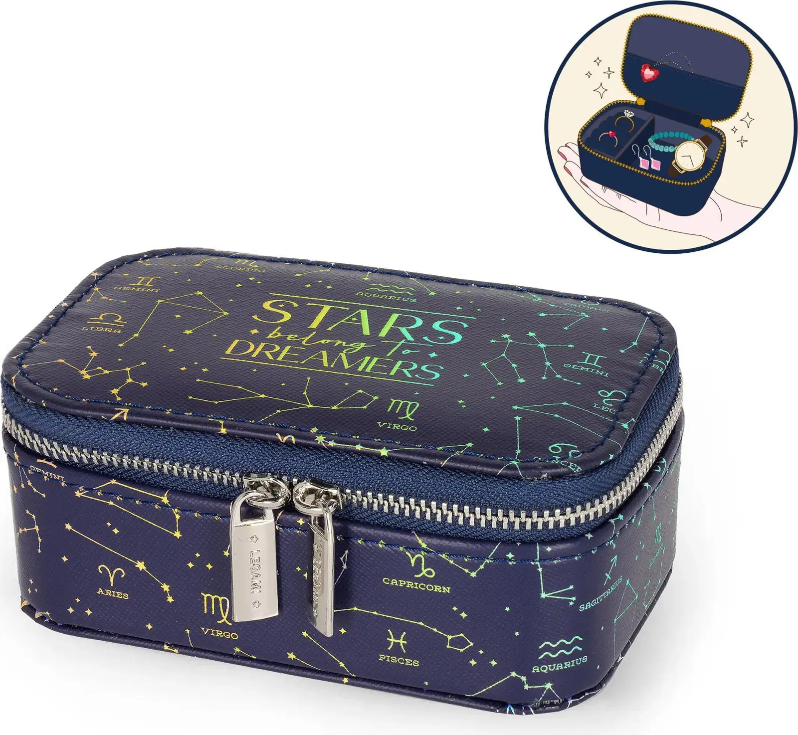 Šperkovnice Legami Bling Queen Jewellery Box - Stars Stardust uni