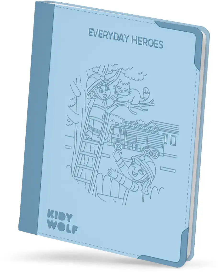 Doplňkové karty Kidywolf Refill Kidydraw Pad - Everyday heroes uni