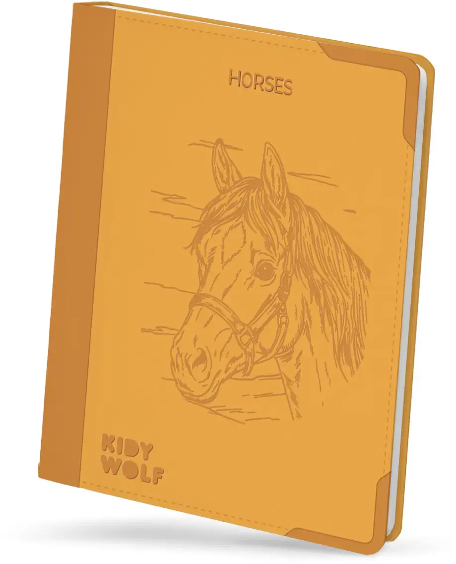 Doplňkové karty Kidywolf Refill Kidydraw Pad - Horses uni