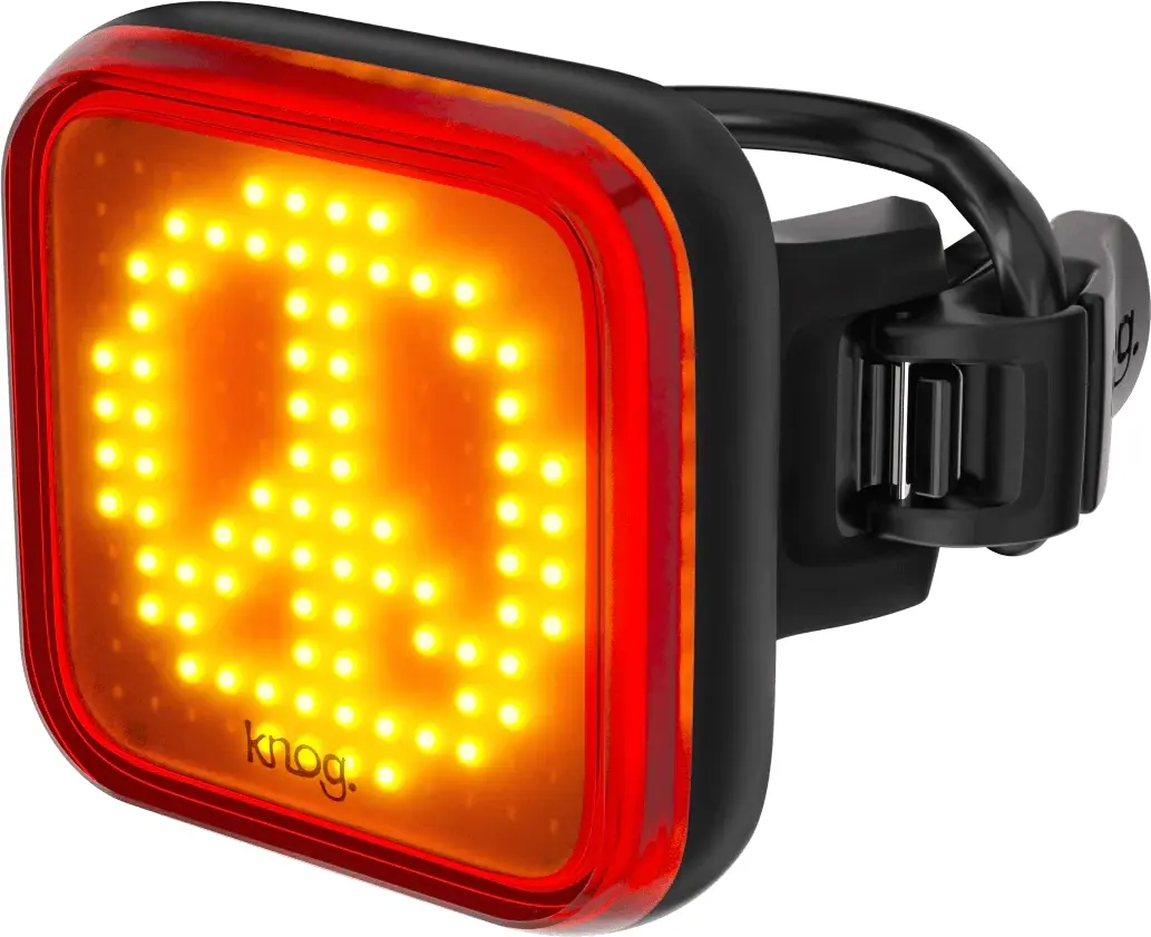 Zadní světlo / blikačka Knog Blinder Peace Rear - black uni