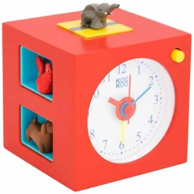 Dětský budík KooKoo KidsAlarm - red uni