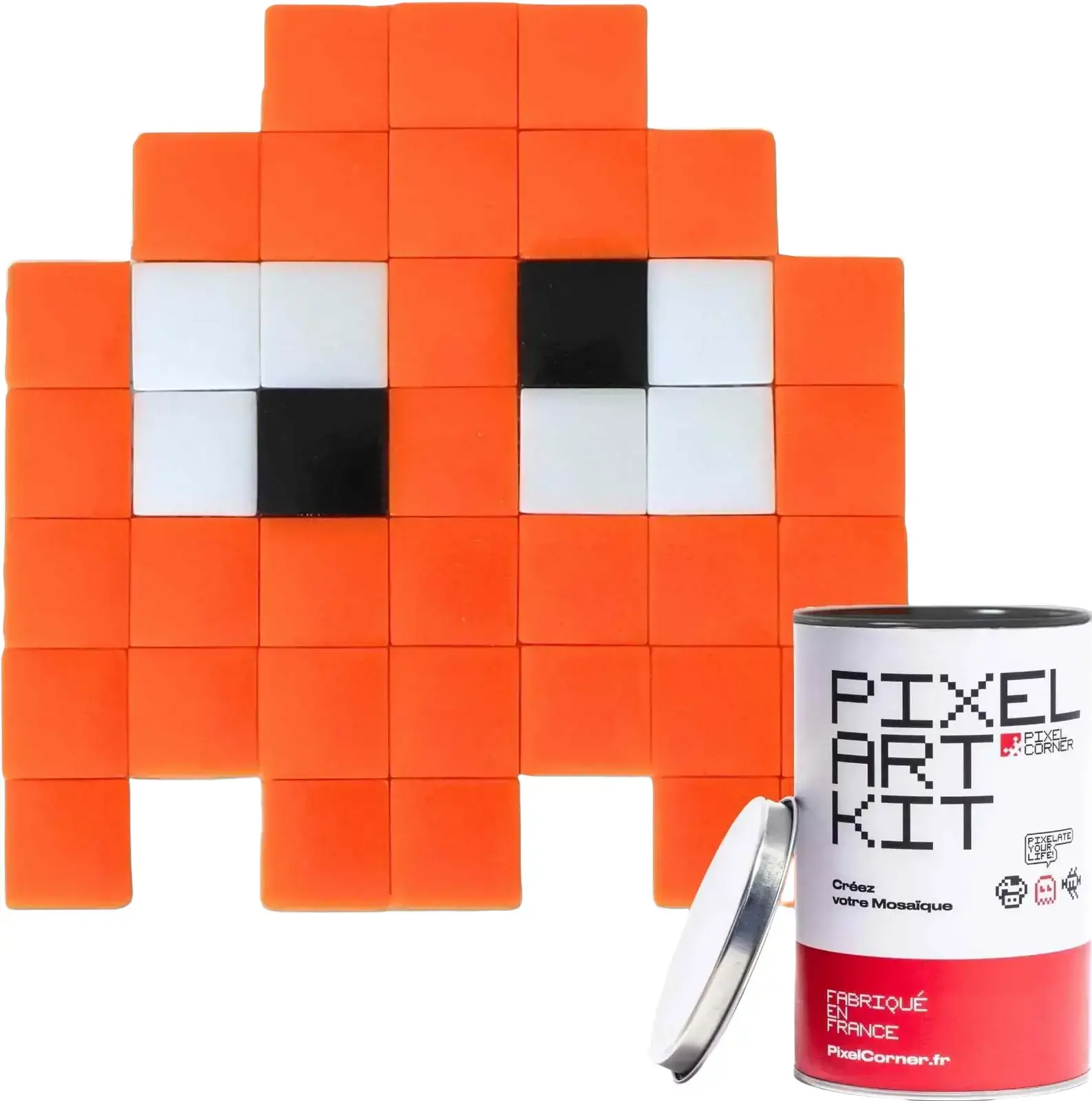 DIY street art mozaika Pixel Corner - Gloomie Orange uni