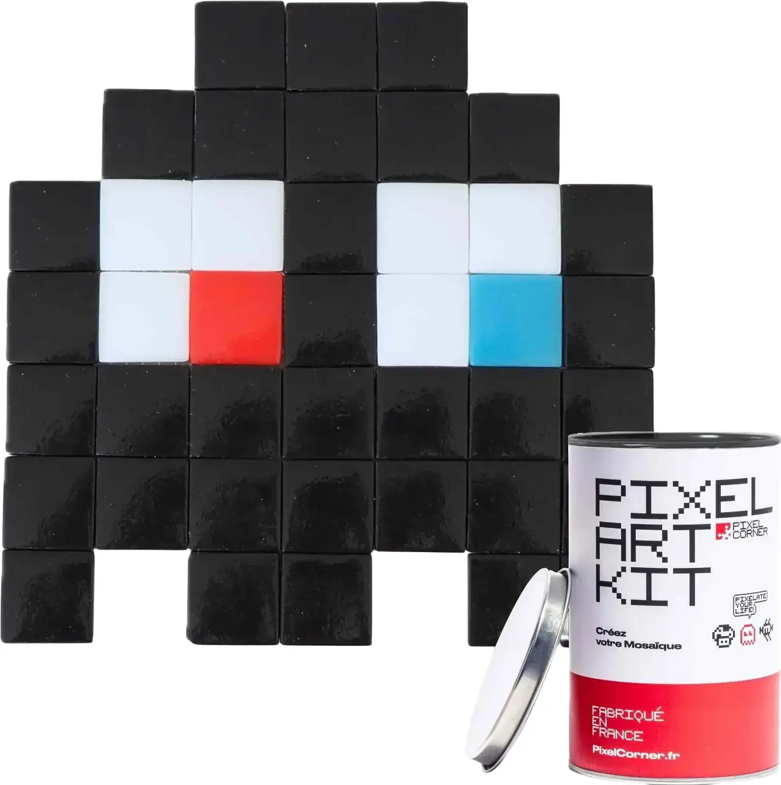 DIY street art mozaika Pixel Corner - Gloomie Black uni