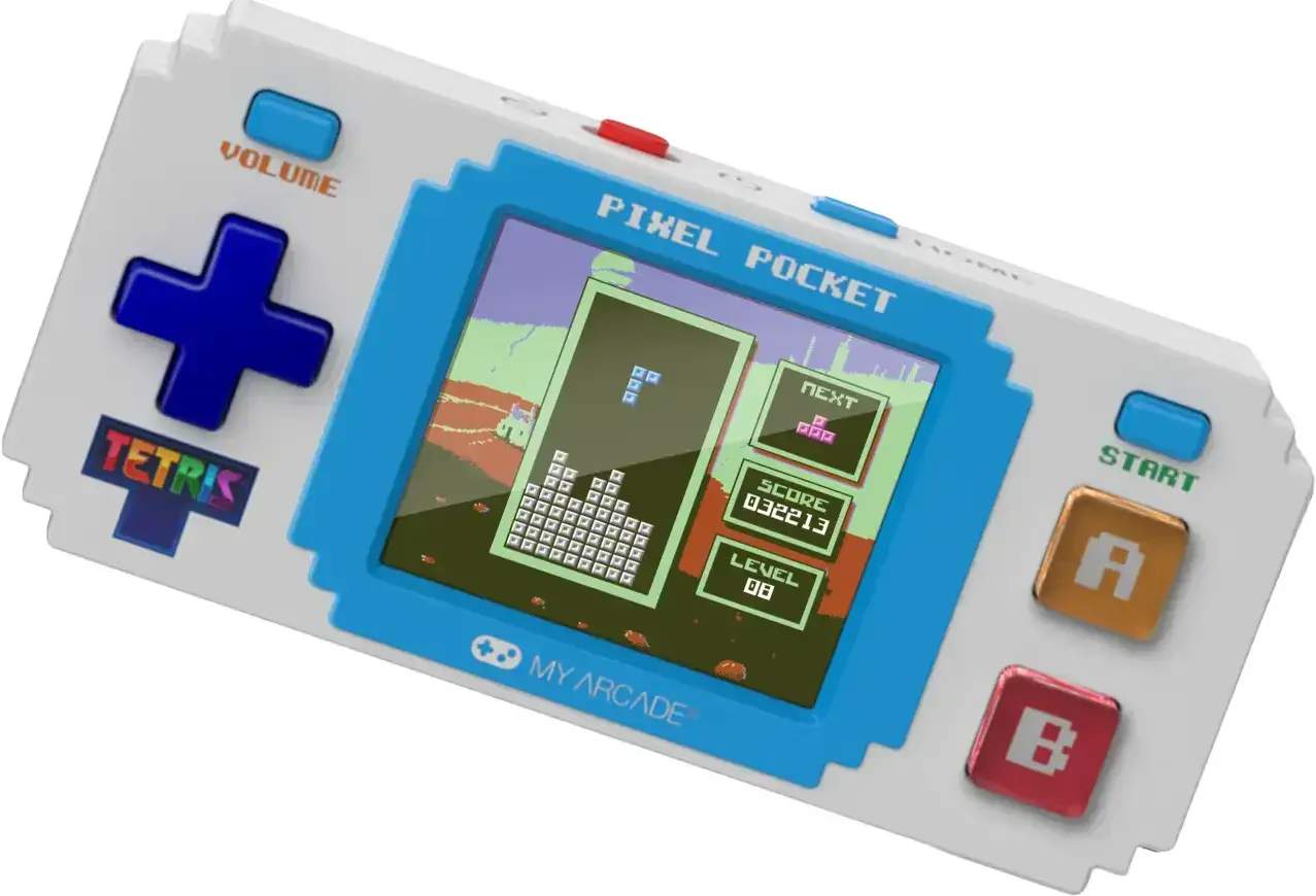 Kapesní herní konzole My Arcade Tetris Pixel Pocket uni