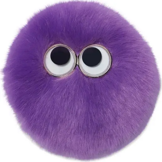 Ozdoba na batoh Ergobag Fluffy Klettie - Purple uni