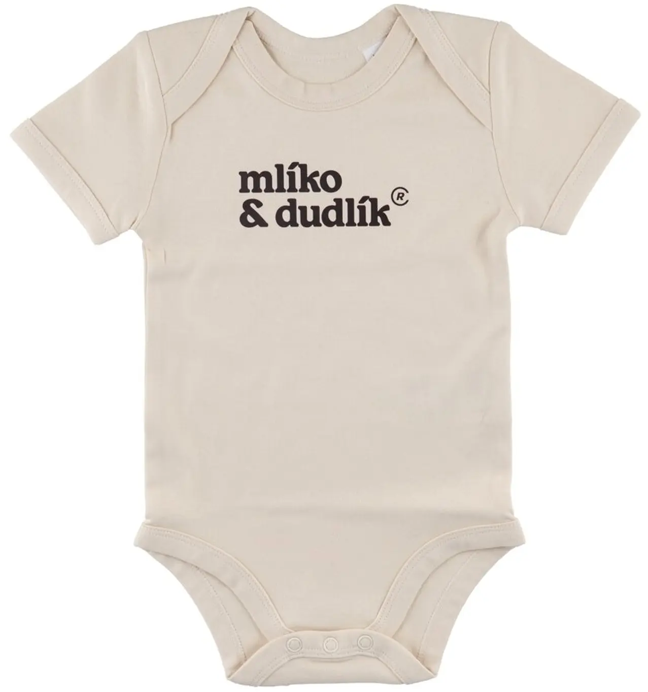 Dětské body "mlíko a dudlík" Road Classics - béžové