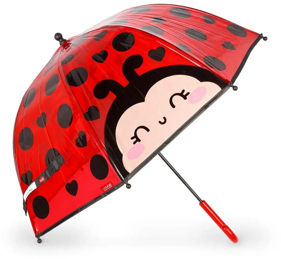 Dětský deštník Legami kid’s umbrella - dancin' in the rain ladybug - Beruška uni