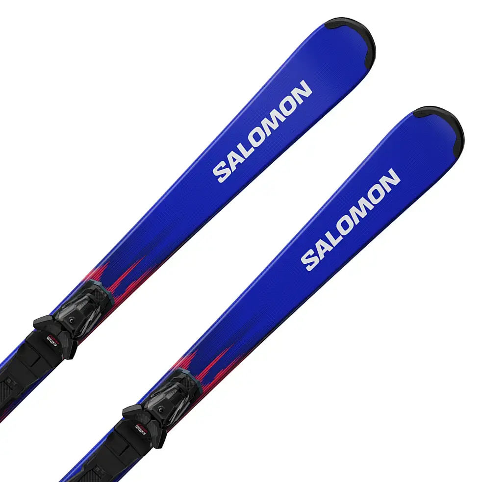 Sjezdové lyže Salomon Equipe MT JR + M10 GW L80 - Race Blue/Equipe Red/Silver 140